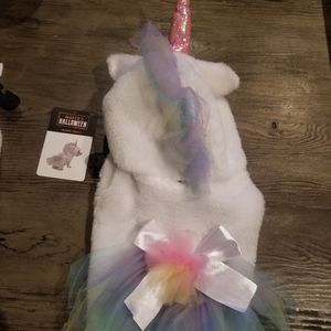 SMALL Dog Halloween Unicorn Costume